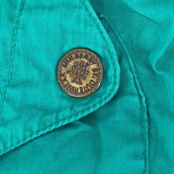 90s green windbreaker jacket 1990s vintage - Picture 6 of 9